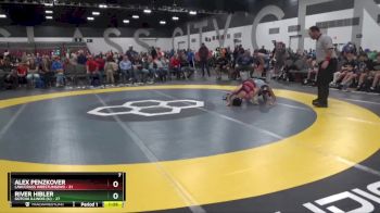 119 lbs Semis & 1st Wrestleback (8 Team) - River Hibler, Gotcha Illinois (IL) vs Alex Penzkover, LAW/Crass Wrestling(WI)