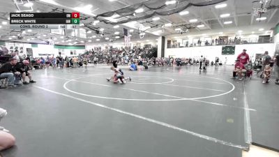 80 lbs Cons. Round 2 - Breck White, Immortal Athletics WC vs Jack Seago, Open Mats