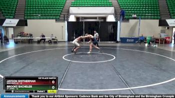 197 lbs Finals (2 Team) - Jaydon Smitherman, New Hope HS vs Brooks Bacheler, St James