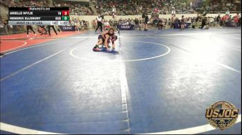 57 lbs Round Of 16 - Arielle Wylie, Tuttle Wrestling vs Hendrix Ellsbury, Husky Wrestling Club