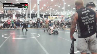 154 lbs Rr Rnd 5 - Gunnar Gossett, Team Shutt Garnett Trained - HSC vs Anthony Montegari, Steller Trained Bossk - HSC
