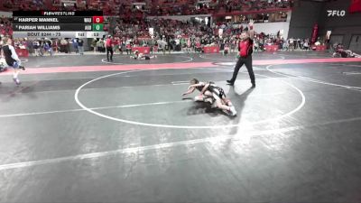 75 lbs Cons. Round 4 - Pariah Williams, AF Green Demons vs Harper Mannel, Waupaca