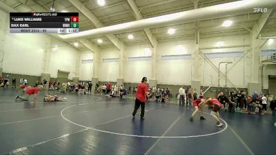 90 lbs Cons. Round 3 - Luke Williams, Team Prestige Wrestling vs Dax Earl, Bear River Wrestling Club