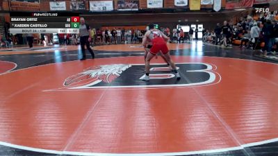 138 lbs Champ. Round 2 - Brayan Ortiz, Aberdeen vs Xaeden Castillo, Gooding