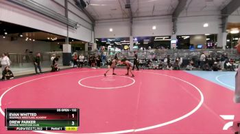 132 lbs Cons. Round 5 - Evan Whitted, Nolfpack Wrestling Academy vs Drew Parker, Mission Wrestling Club