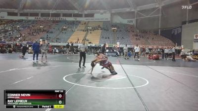 133 lbs Cons. Round 2 - Ray LeMieux, Wisconsin Whitewater vs Conner Nevin, Upper Iowa