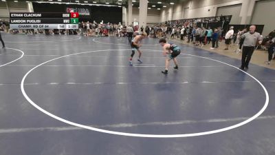113 lbs Champ. Rd Of 64 - Ethan Clackum, Bennington High School Wrestling vs Landon Puglisi, MWC Wrestling Academy