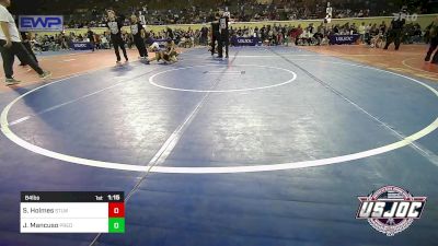 84 lbs Semifinal - Shion Holmes, Stl Warriors vs Jaxon Mancuso, Predator Wrestling