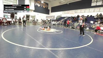 125 lbs 1st Place Match - Mia Hooper, Northview vs Delilah Robles, Liberty (Bakersfield)