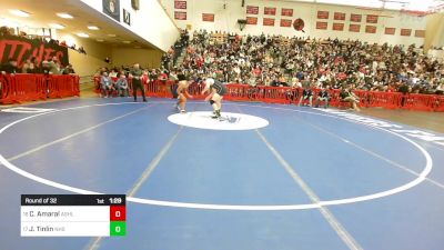 190 lbs Round Of 32 - Cauan Amaral, Ashland vs Jared Tinlin, Norwood