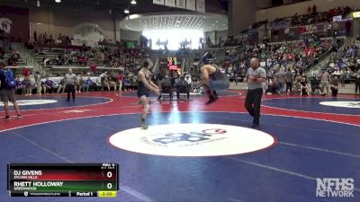 5A 126 lbs Quarterfinal - Rhett Holloway, Greenwood vs Dj Givens, Sylvan Hills