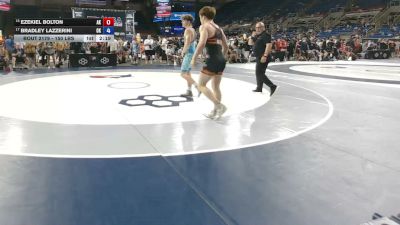 150 lbs Cons. Rd Of 16 - Ezekiel Bolton, Alaska vs Bradley Lazzerini, Oklahoma