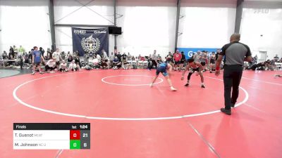 123 lbs Final - Tanner Guenot, Meatballs vs Mac Johnson, NC United