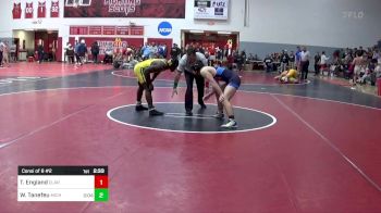 133 lbs Consi Of 8 #2 - TJ England, Clarion-Unattached vs Wilfried Tanefeu, Michigan-Unattached