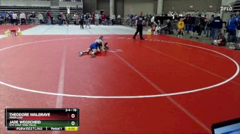 76 lbs Cons. Round 1 - Theodore Walgrave, Prior Lake vs Jade Wegscheid, NYM (New York Mills)