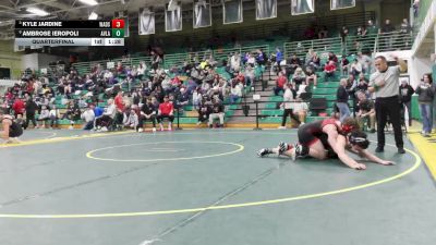 157 lbs Quarterfinal - Kyle Jardine, Wadsworth vs Ambrose Ieropoli, Avon Lake