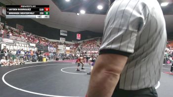 157 lbs Cons. Semi - Brennen Westervelt, Coffeyville-Field Kindley HS vs Jayden Rodriguez, Columbus HS