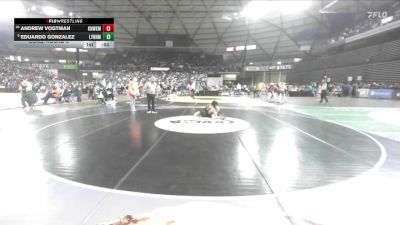 Boys 3A 106 lbs Cons. Round 6 - Eduardo Gonzalez, Lynnwood vs Andrew Vogtman, Kennewick