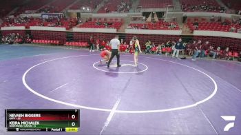 126 lbs 3rd Wb (16 Team) - Nevaeh Biggers, Katy vs Keira Michalek, Northwest Eaton