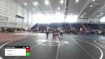 155 lbs Quarterfinal - Katelyn Capper, Takedown Industries vs Lilianne Donan, Lady Phoenix