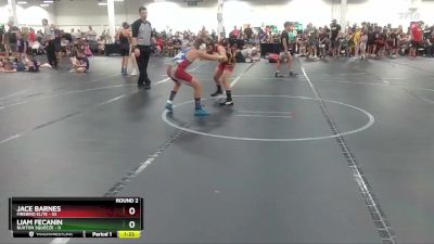 88 lbs Round 2 (6 Team) - Jace Barnes, Firebird Elite vs Liam Fecanin, Buxton Squeeze