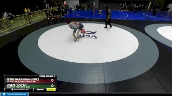 126 lbs Cons. Round 3 - Jesus Barragan-Lopez, Fremont High School Wrestling vs Owen Hooper, Goldmine Wrestling Club