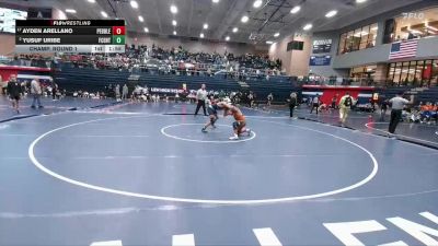 132 lbs Champ. Round 1 - Yusuf Uribe, Frisco Centennial vs Ayden Arellano, El Paso Pebble Hills