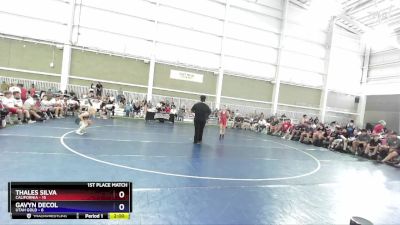 88 lbs Placement Matches (8 Team) - Thales Silva, California vs Gavyn DeCol, Utah Gold