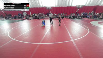 12U True Beginner - 121.4-138.6 Champ. Round 1 - Hector Garcia, Fond Du Lac Wrestling Club vs Joesiah Scott, Parkview Albany Youth Wrestling