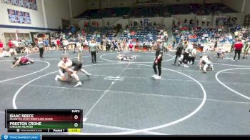 143 lbs Semifinal - Preston Crone, Carolina Reapers vs Isaac Reece, Palmetto State Wrestling Acade