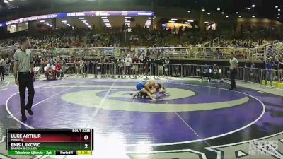 2A 120 lbs Cons. Round 2 - LUKE ARTHUR, Manatee vs Enis Ljikovic, Barron G Collier