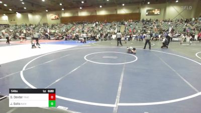 54 lbs Consi Of 16 #2 - Greyson Dexter, Truckee WC vs Jose Solis, Buckaroo WC