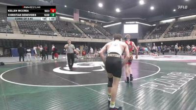 110 lbs Consi Of 8 #2 - Kellen McCrea, Macungie vs Christian Benevides, Warwick