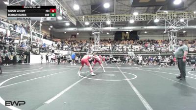170 lbs 3rd Place - Talon Grady, Piedmont vs Jaydan Gates, Gore Pirates Youth Wrestling