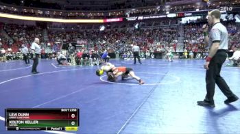 2A-132 lbs Cons. Round 2 - Kolton Keller, Saydel vs Levi Dunn, Spirit Lake Park