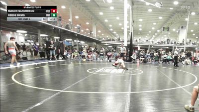 134 lbs Rr Rnd 5 - Mason Sanderson, State College - HS vs Reese Davis, FredRo & Co