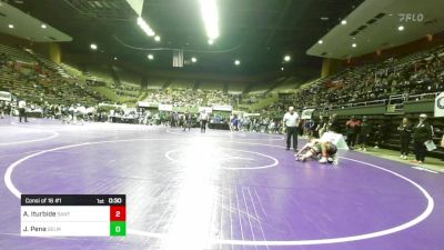 167 lbs Consi Of 16 #1 - Alexis Iturbide, Santa Maria vs Joe Pena, Selma