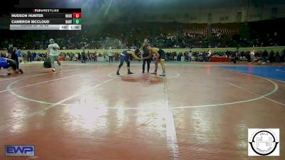 175 lbs Consi Of 32 #2 - Hudson Hunter, Husky Wrestling Club vs Cameron McCloud, Bartlesville JH