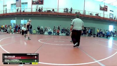 165 lbs Cons. Round 4 - Ira Muller, PAWS Elite Wrestling Club vs Noah Campbell, Noblesville Wrestling Club