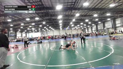 119 lbs Rr Rnd 3 - Coleson Santi, Mat Assassins Black - MS vs Max Myers, Indiana Outlaws Silver - MS