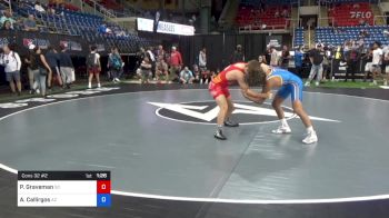 132 lbs Cons 32 #2 - Parker Graveman, South Dakota vs Aaron Callirgos, Arizona