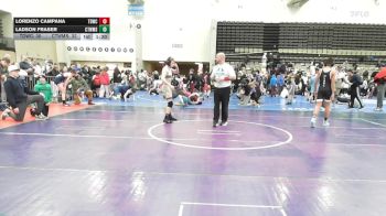 131 lbs 3rd Place - Lorenzo Campana, TDWC Minions - ESE vs Ladson Fraser, CT Whale Orca - ESE