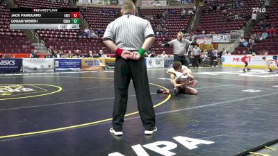 121 lbs Consi 1 - Jack Famularo, Easton Area vs Logan Worth, Council Rock South