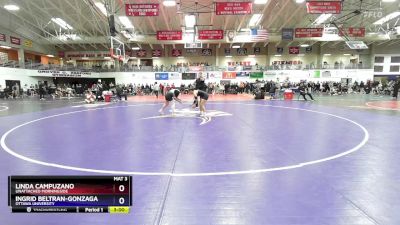 145 lbs Champ. Round 1 - Ingrid Beltran-Gonzaga, Ottawa University vs Linda Campuzano, Unattached Morningside