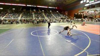 109 lbs Quarterfinal - Kael Overton, Athlos Wrestling vs Ethan Leger, Laurel Matburners