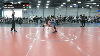 120 lbs Round 1 (9am Friday) - Mason Pitzen, Team Ohio vs Cael Fasano, Mile High