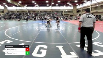 113 lbs Semifinal - Evan Krakower, River Dell vs Jacob Guzman, Ramapo