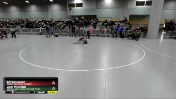 93 lbs Cons. Round 2 - Kyper Graaf, Sebolt Wrestling Academy vs Zion Mogard, Central Iowa Wrestling Club /Team Intensity