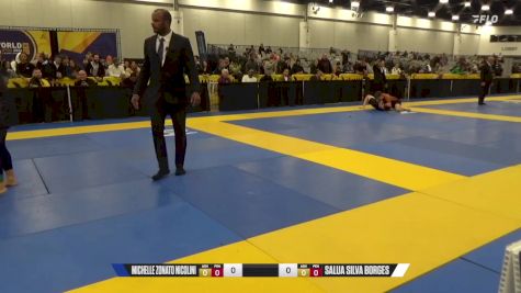 Salua Silva Borges vs Michelle Zonato Nicolini 2024 World IBJJF Jiu-Jitsu No-Gi Championship