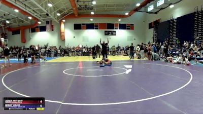 110 lbs Cons. Semi - Asher Anthony, Virginia Team Predator vs Brody House, Virginia Patriots Wrestling